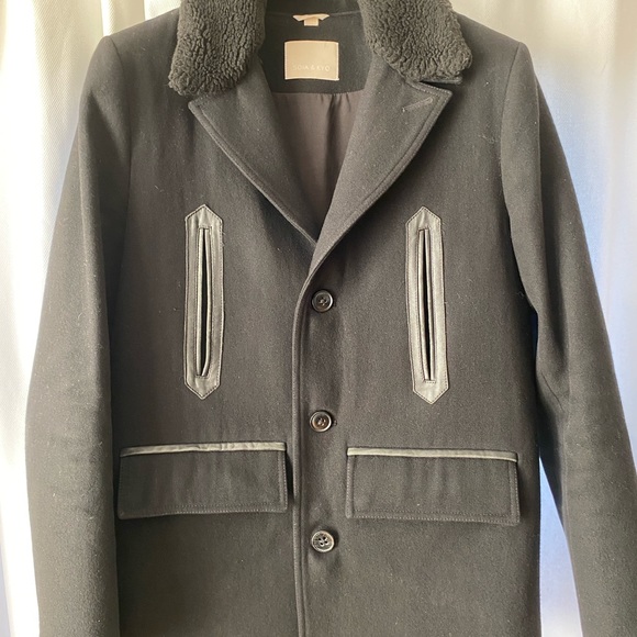 Soia & Kyo Gordon M winter pea coat black - Picture 6 of 13